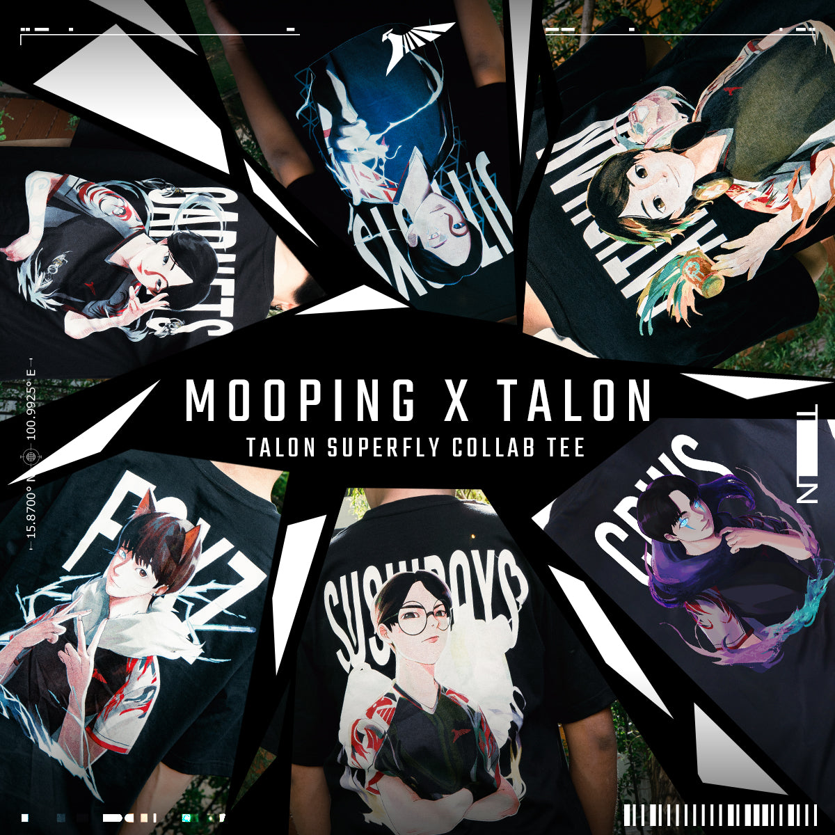 MOOPING X TALON SUPERFLY T-SHIRT