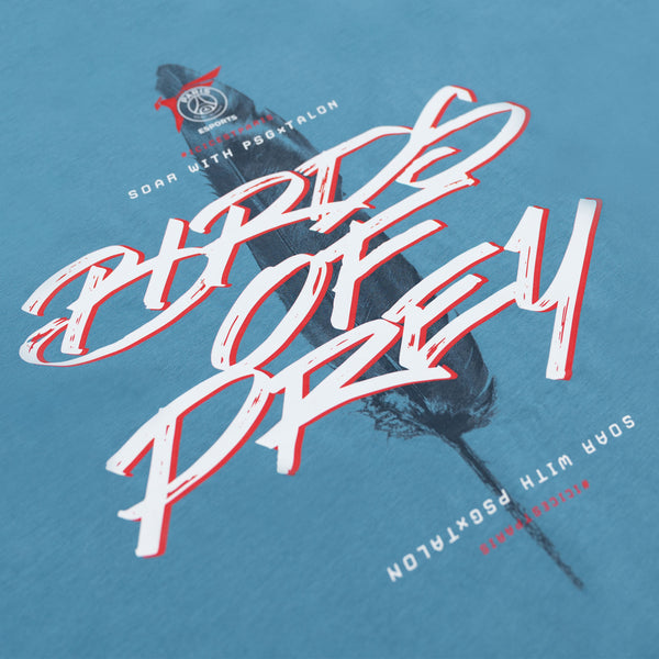 PSG TALON BIRDS OF PREY TEE - Mist Blue